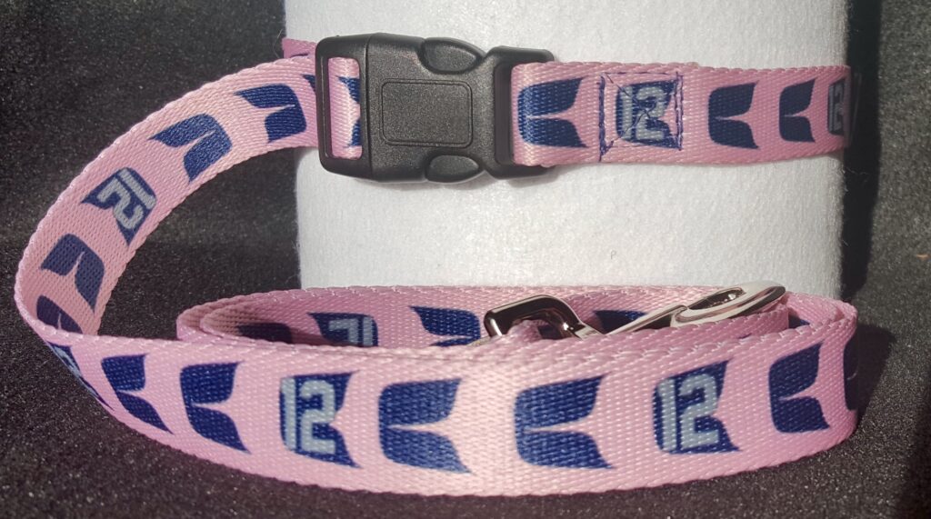 12th Pup Gear - Pink Leash